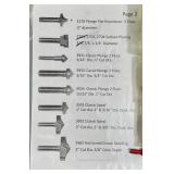 CNC Router Bits Lot #2 - 10 assorted bits