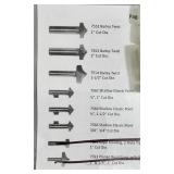 CNC Router Bits Lot #3 - 11 assorted bits