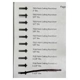 CNC Router Bits Lot #4- 9 assorted bits