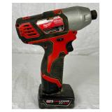 Two Milwaukee M12 Cordless Drills/Drivers