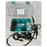 Corded Dremel Tools plus attachments with case- Dremel 4000 with Flex Head and Dremel Engraver