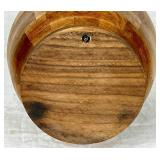 Handmade/Handturned Wooden Urn with Pine Trees