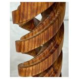 Set of 3 Handmade Turned Wooden Candle Holders