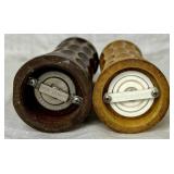 Handmade Wooden Salt and Pepper Grinders