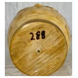 Handmade Turned Wooden Dog Themed Bowl, Covered Bowl and Vase