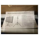 Portable Bracket Projection Screen with Stand