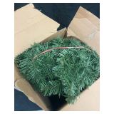 Artificial Christmas Garland in Storage Box