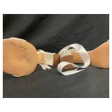 Elegant Cream High Heels with Pearl Accents Size 38