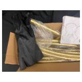 Gold Metal Arch Frame Kit with Assembly Instructions