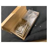 Set of Adjustable Brass Curtain Rods 6-72 Inches