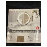 Gvnkin 12" LED Vanity Mirror with HD Glass and 360Â° Rotation