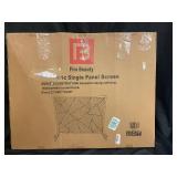 Fire Beauty Geometric Single Panel Screen