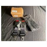 Set of 2 Replacement Seat Belt Extenders with Covers