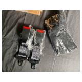 Set of 2 Replacement Seat Belt Extenders with Covers