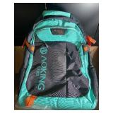 Aoking Wheeled Backpack with Multiple Compartments