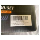 Vtlemon Ceramic Ramen Bowl Set for 2 with Porcelain Starry Blue Bowls