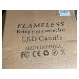 Set of 9 Flameless LED Candles with Remote Control