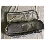 Quilted Black Carrying Case with Plenty of Storage Compartments