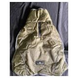 DOGCHEER Olive Green Dog Jacket with Reflective Trim