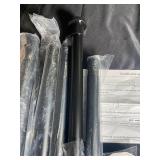 Adjustable Closet Rod 82-124 inches with Holders