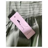 Elegant A-Line Chiffon Dress with Pockets, Size US 8