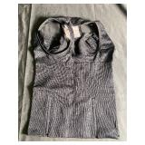 Black Sleeveless Compression Top - Polyamide and Elastane Blend