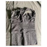 Black Sleeveless Compression Top - Polyamide and Elastane Blend