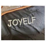 JOYELF Plush Grey Dog Bed with Removable Cover