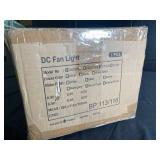 Unopened 52-Inch DC Fan Light with Wood Grain Blade Finish