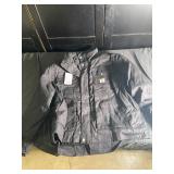 Black XL Fashion Wear Jacket with Mountain Patch