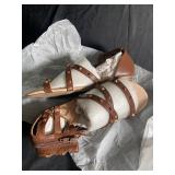 Pair of Goddess Gladiator Sandals Size 6