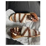 Pair of Goddess Gladiator Sandals Size 6