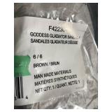 Pair of Goddess Gladiator Sandals Size 6