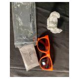 Soros Orange Sunglasses with Original Packaging