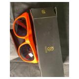 Soros Orange Sunglasses with Original Packaging