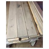 1x6x8 Gray Stained T&G with 1x4x8 Trim