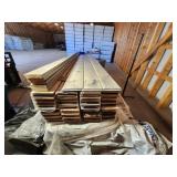 1x6x8 Gray Stained T&G with 1x4x8 Trim