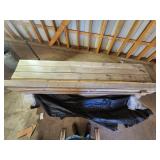 1x6x8 Gray Stained T&G with 1x4x8 Trim