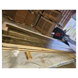 1x8x8 endmatched and dark stained tongue and groove