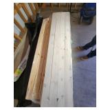 1x6x8 smooth light gray shiplap tongue and groove