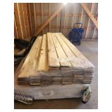 1x6x8 smooth light gray shiplap tongue and groove