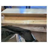 1x6x8 smooth light gray shiplap tongue and groove