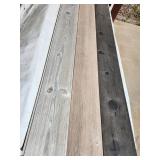 1x8x6 wire brushed and stained mixed light barnwoood pattern tongue and groove