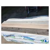 1x8x6 wire brushed and stained mixed light barnwoood pattern tongue and groove