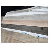 1x8x6 wire brushed and stained mixed light barnwoood pattern tongue and groove