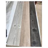 1x8x6 wire brushed and stained mixed light barnwoood pattern tongue and groove