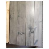 1x6x8 endmatched light gray ship lap with 1x4x8 matching trim