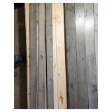 1x6x8 endmatched light gray ship lap with 1x4x8 matching trim