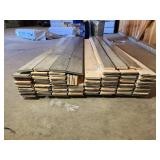 1x6x8 endmatched light gray ship lap with 1x4x8 matching trim