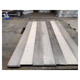 1x8x6 wirebrushed and stained barnwood mix